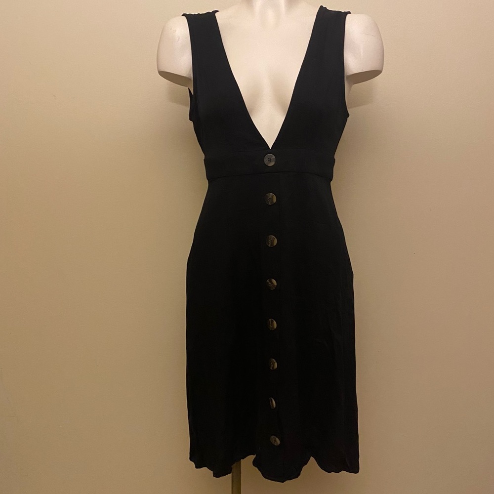 Sexy little Back dress with a Deep V neck